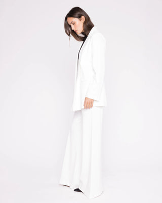 Ripley Rader Off-White Ponte Knit Oversized Blazer