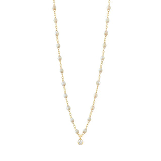 Gigi Clozeau Supreme Classic 1 Diamond Necklace Opal & Yellow Gold