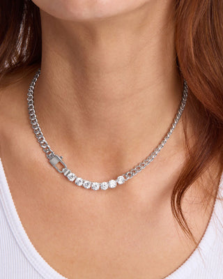 Melinda Maria Julian Loves Diamonds Necklace 16"