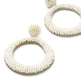 Deepa Gurnani Asta Earrings Pearl