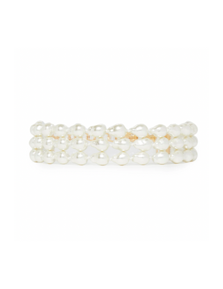 Lele Sadoughi Pearl Diana Triple Row Choker Necklace, Lele sadoughi, Lele sadoughi headband, Lele sadoughi jewelry, Lele Sadoughi accessories