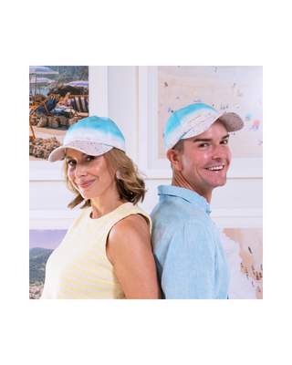 Lele Sadoughi X Gray Malin Waikiki Baseball Cap