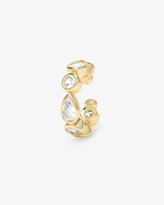 Melinda Maria Isla Ear Cuff with White Diamondettes