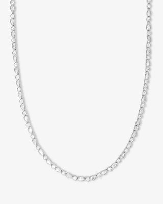 Melinda Maria Isla Tennis Necklace with White Diamondettes