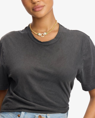 Melinda Maria Jaguar Cuban Chain Necklace 6.8mm
