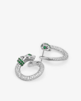 Melinda Maria Jaguar Pavé Illusion Hoops