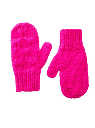 Lele Sadoughi Bright Pink Motley Mittens