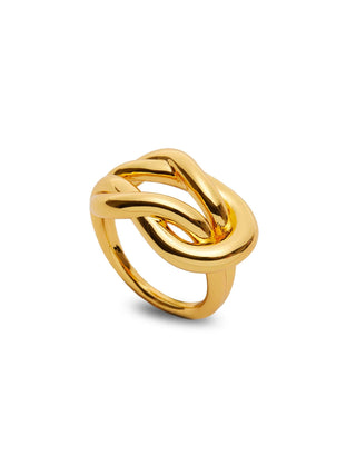 Lele Sadoughi Gold Knotted Ring