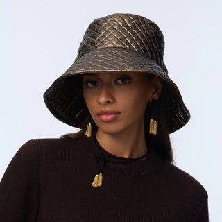 Lele Sadoughi Jet Silk Rope Bow Tassel Necklace