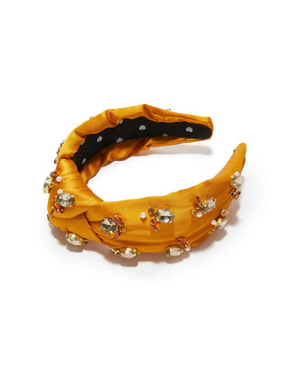 Lele Sadoughi Maple Knotted Crystal Cluster Embellished Headband