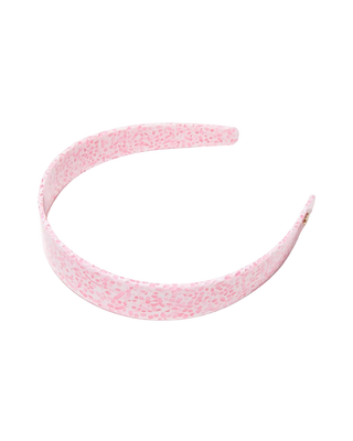 Lele Sadoughi Terrazzo Blush Emma Acetate Headband. Product is shot on white background. 