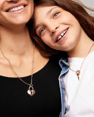 Super Smalls Lock & Key "Mommy & Me" Necklace Set