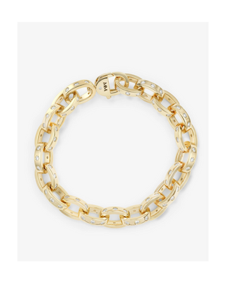 Melinda Maria Ashley Chain Link Bracelet. Product is shot on white background.