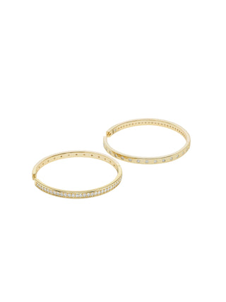 Melinda Maria Ashley Infinity Reversible Hoops 2"
