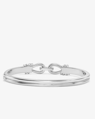 Melinda Maria Knot Cuff. Image is shot on white background. 
