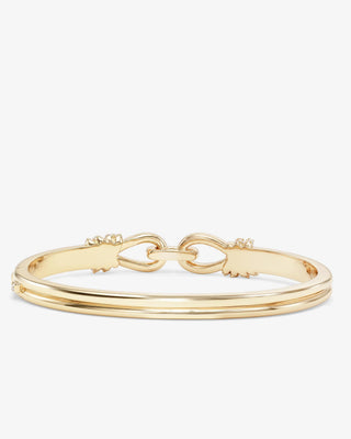 Melinda Maria Knot Cuff. Image is shot on white background.