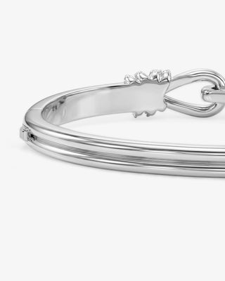 Melinda Maria Knot Cuff. Image is shot on white background. 