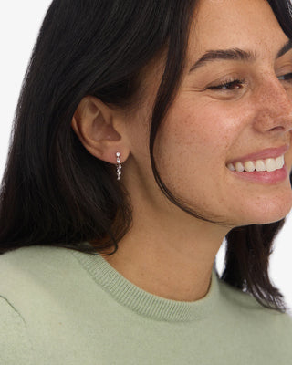 Melinda Maria Not Your Basic Soft Hoop Earrings