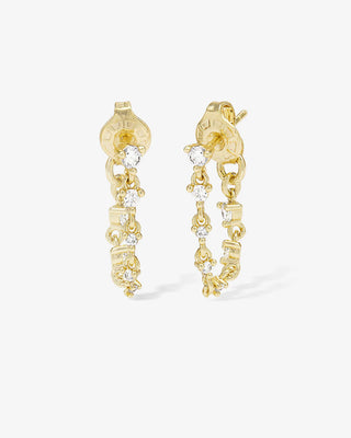 Melinda Maria Not Your Basic Soft Hoop Earrings