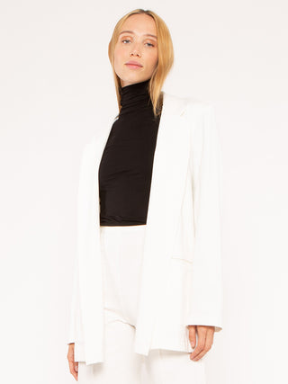 ripley radar white ponte knit oversized blazer, Ripley radar white Jacket, Ripley Radar white oversized blazer, Oversized blazer, Ripley radar Outerwear, Ripley Radar Jackets