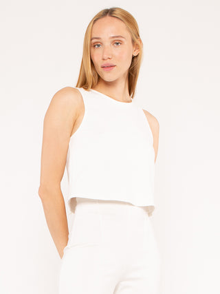 Ripley Radar Ponte Knit Tank Top off white