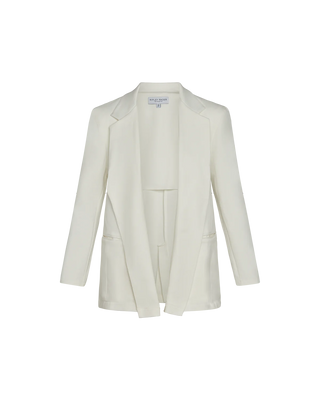 ripley radar white ponte knit oversized blazer, Ripley radar white Jacket, Ripley Radar white oversized blazer, Oversized blazer, Ripley radar Outerwear, Ripley Radar Jackets