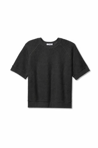 Perfect White Tee Kennedy Vintage Black. Product is shot on white background.