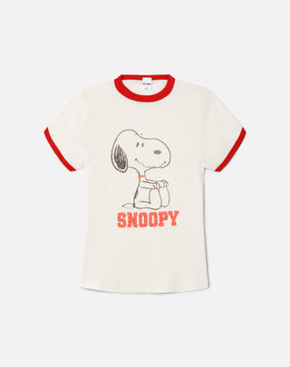RE/DONE 60s Slim Ringer "Snoopy" Tee