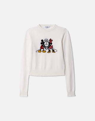 RE/DONE Cashmere "Mickey Mouse" Crewneck