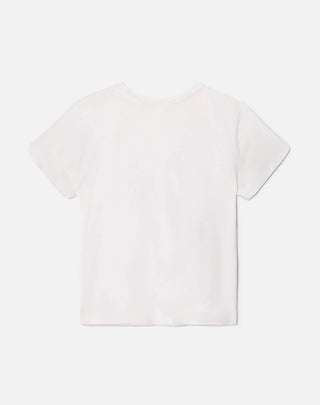 RE/DONE Classic Tee Everybody Vintage White. Back of the product is shot on white background. 