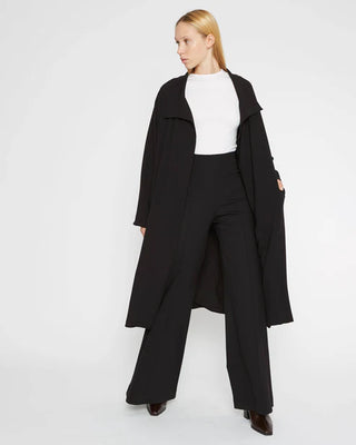 Ripley Rader Black Crepe Overcoat