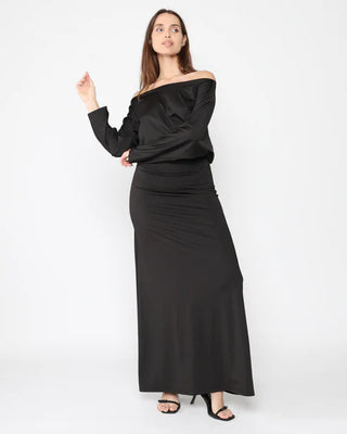 Ripley Rader Black Jersey Cool Girl Dress