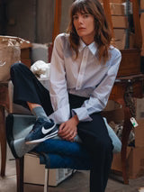 CISSA The RAW EDGE WESTERN Shirt, Stripe Scrappy