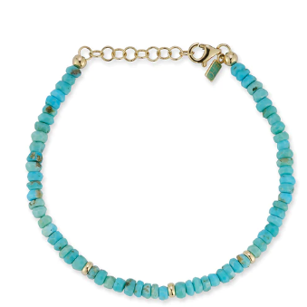 EF Collection Birthstone Bead Bracelet in Turquoise,  "ef collection bracelet" "ef collection butterfly necklace" "ef collection necklace" "turquoise birthstone bracelet"