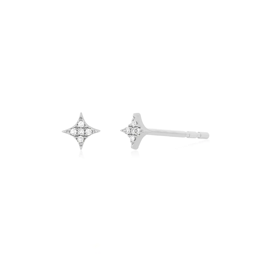 EF Collection Diamond Sparkle Stud Earring