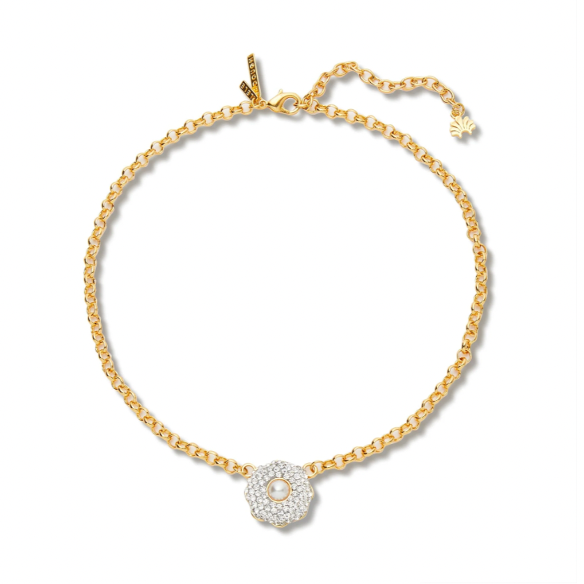 Lele Sadoughi Gold Star Flower Pendant Necklace, Lele sadoughi, Lele sadoughi headband, Lele sadoughi jewelry, Lele Sadoughi accessories