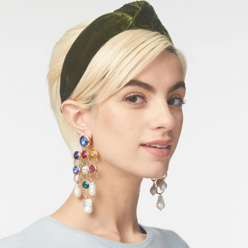Lele Sadoughi Alpine Velvet Knotted Headband Lele sadoughi, Lele sadoughi headband, Lele sadoughi jewelry, Lele Sadoughi accessories