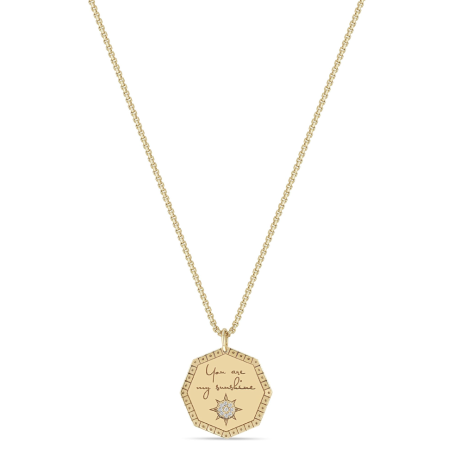 zoe chicco, zoe chicco you are my sunshine necklace