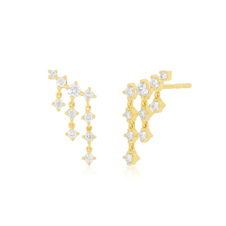 EF Collection Diamond Drip Stud-Left