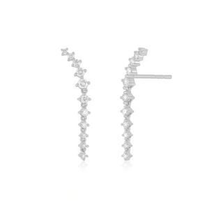 EF Collection Prong Set Waterfall Earrings