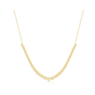 ef collection graduated diamond pillow necklace