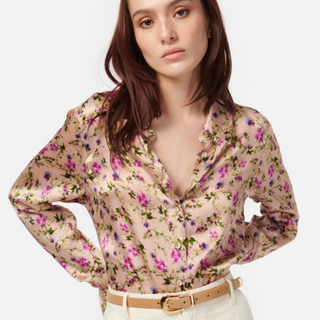 Cami NYC Crosby Blouse Spring Geranium, Blouses, Summer Blouses, Going Out Shirts, Spring Shirts, Cami NYC Blouses