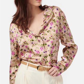 Cami NYC Crosby Blouse Spring Geranium, Blouses, Summer Blouses, Going Out Shirts, Spring Shirts, Cami NYC Blouses