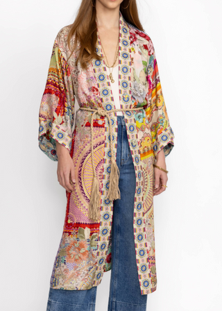 Johnny Was Tigres Et Fleurs Eliza Kimono (Reversible)