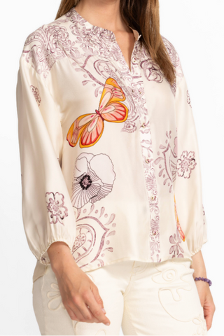 Johnny Was Lucinda Button Down Shirt Rosabelia