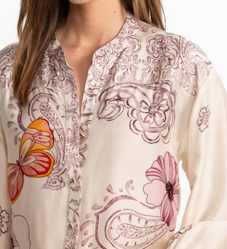 Johnny Was Lucinda Button Down Shirt Rosabelia