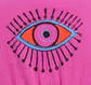 Pink with Pink Evil Eye