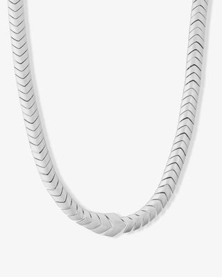 Melinda Maria Serpent Herringbone Collar 16"