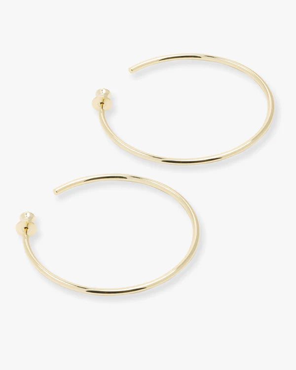 Melinda Maria, Melinda Maria earrings, Jewelry, Melinda Maria Gold Accessories, Accessory, Fine jewelry, Gold Earrings, Gold Hoops, Earring, Mom Hoops, Melinda Maria Gold Hoop Earrings