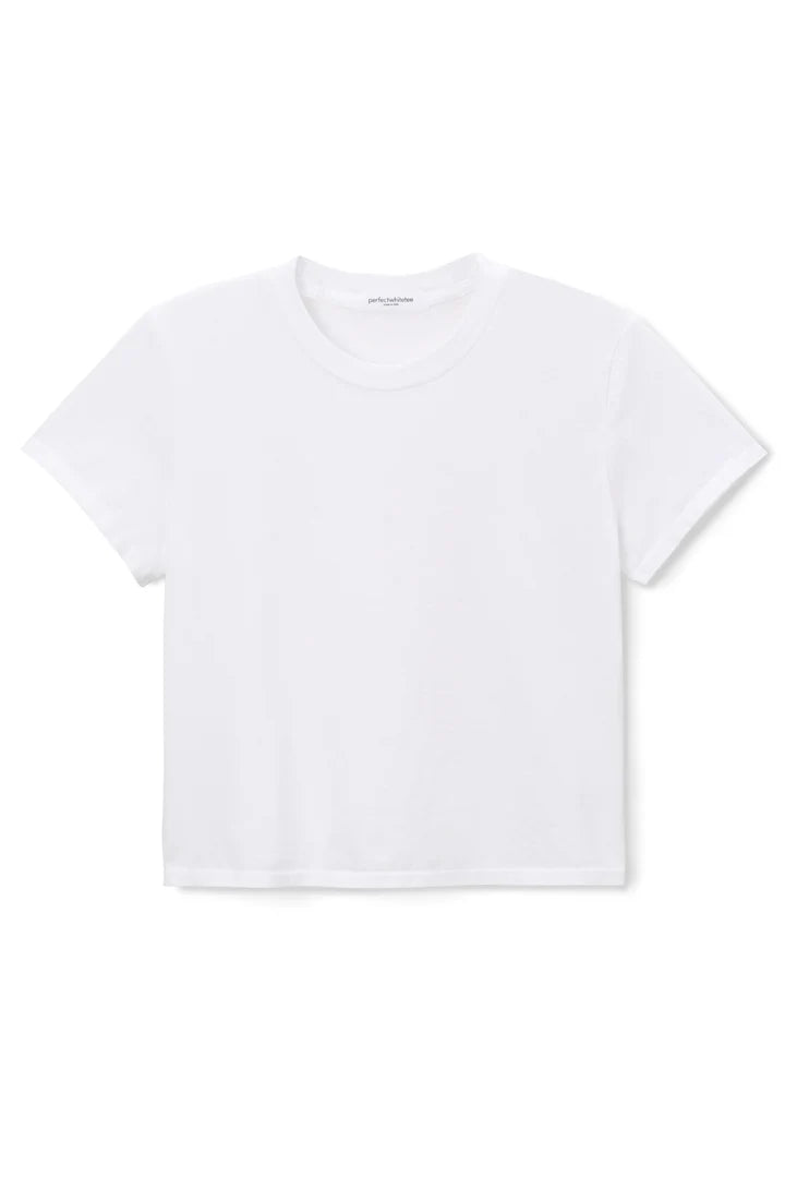 Perfect White Tee Springsteen Ringspun Cotton Tee White